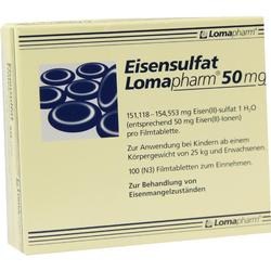 EISENSULFAT LOMAPHARM 50MG