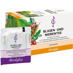 Eine Packung Blasen- und Nierentee mit Kräutern ist abgebildet.