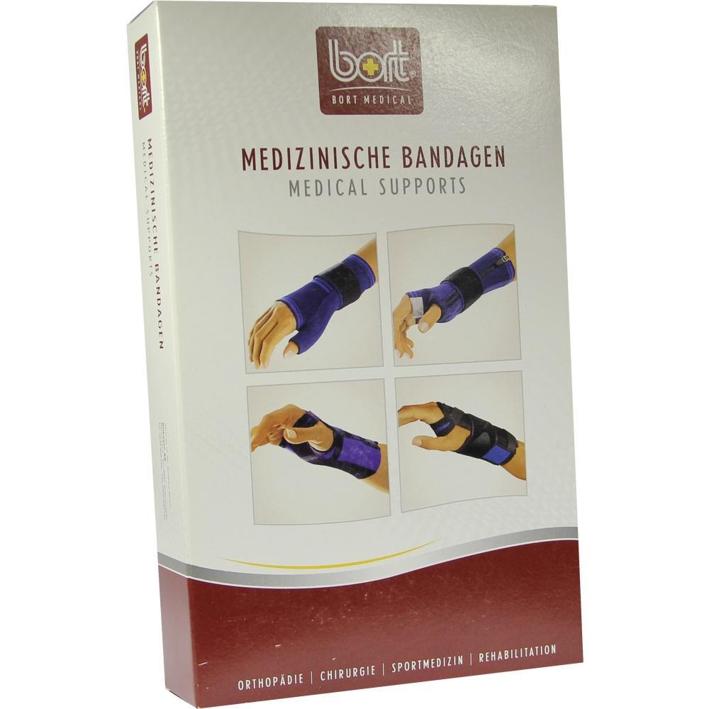 Eine Verpackung mit Bildern von medizinischen Handgelenkbandagen.