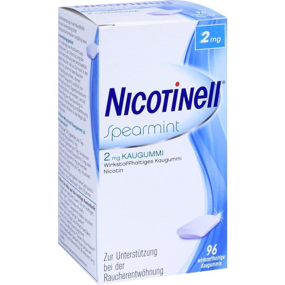 Eine Packung Kaugummi mit Nikotin zum Rauchenentwöhnen.