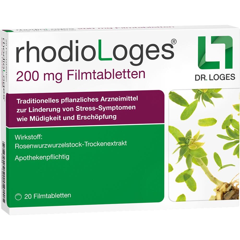 Packung mit pflanzlichen Tabletten zur Linderung von Stress und Müdigkeit.
