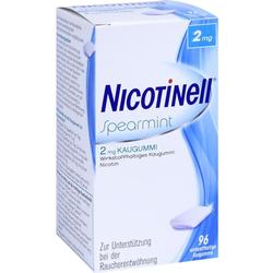Eine Packung Kaugummi mit Nikotin zum Rauchenentwöhnen.